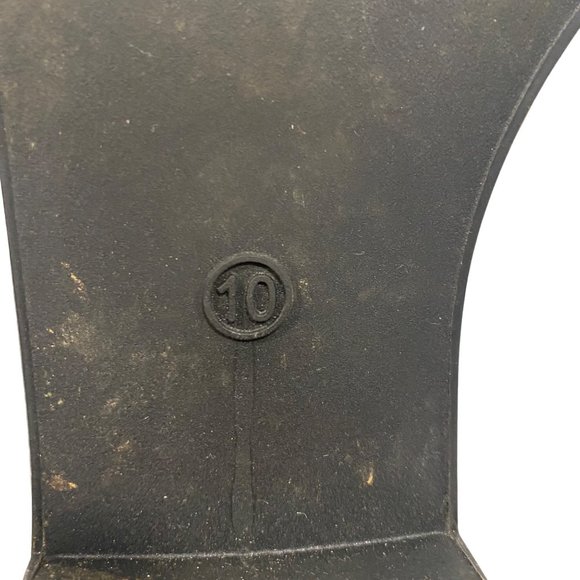 Jeffrey Campbell Forecast 2 Black Matte Rain Boots Women's Size 10 - Picture 7 of 9